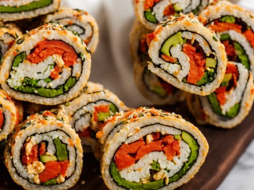 Crab & Sriracha Mayo Rainbow Rolls