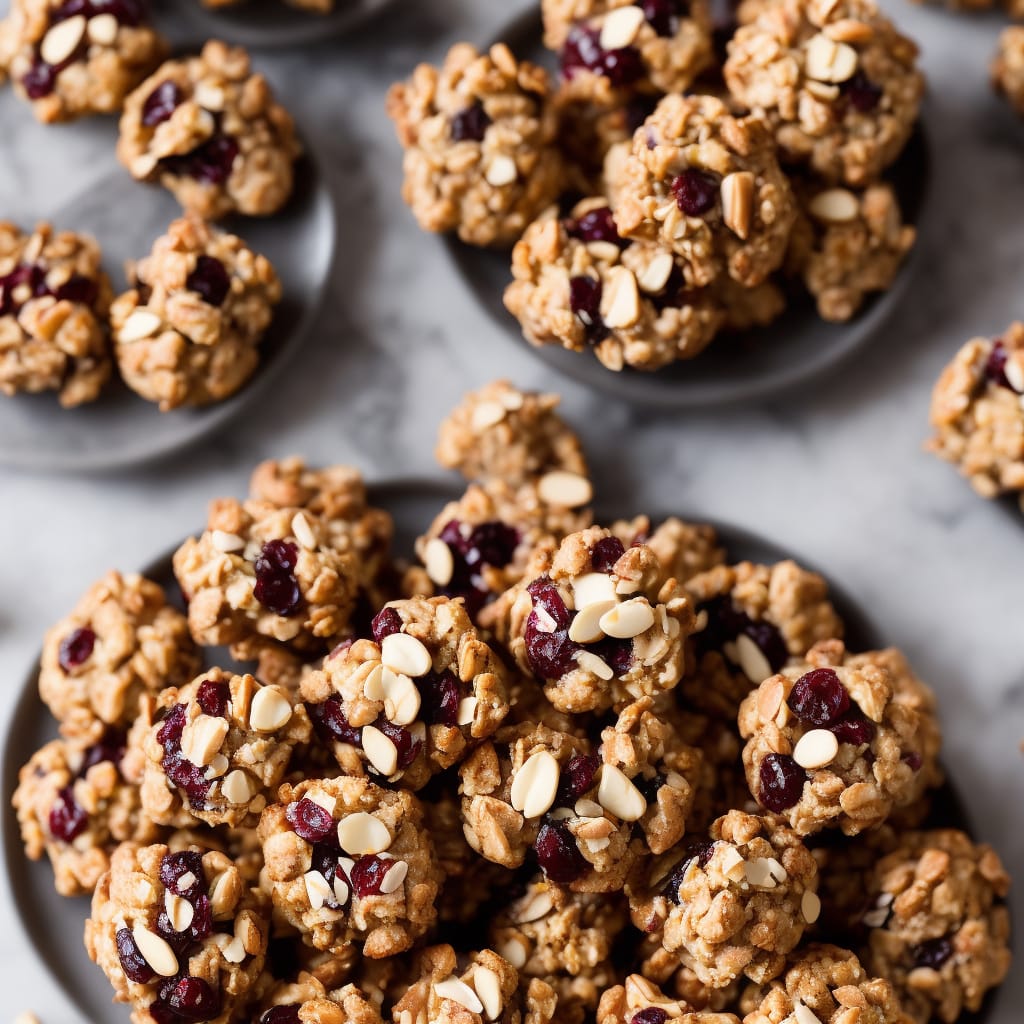 Cranberry & almond clusters