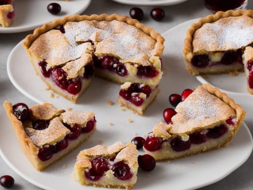 Cranberry & Amaretto Bakewell Tart