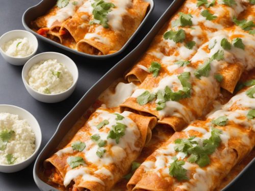 Cream Cheese Chicken Enchiladas