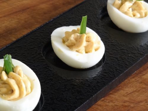 Cream Cheese Deviled Eggs