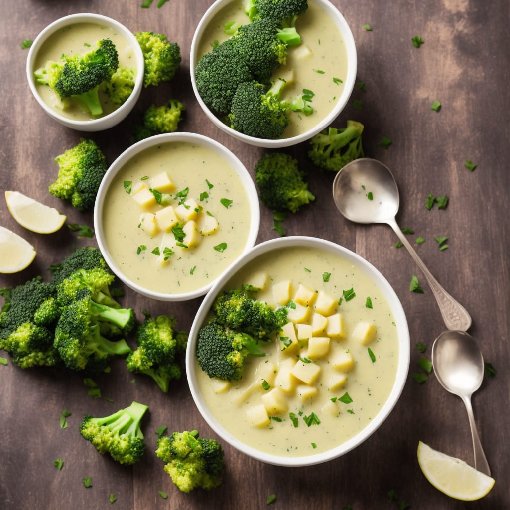 Cream Of Broccoli and Potato Soup