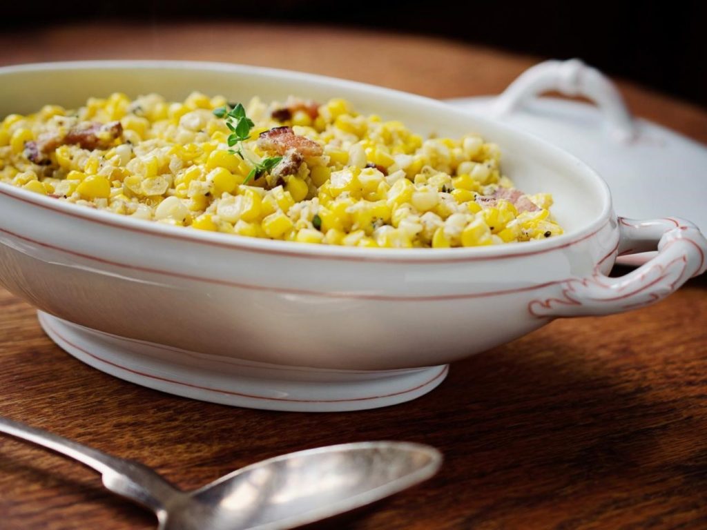 Creamed Corn & Bacon