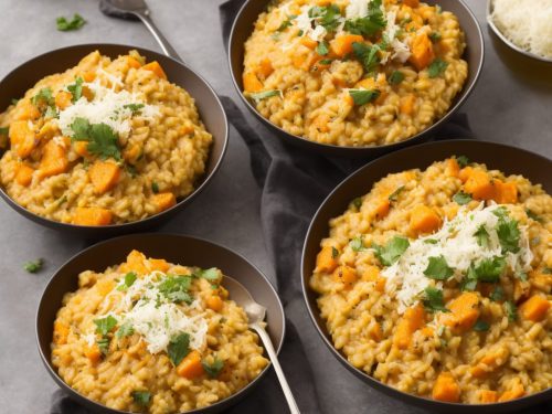 Creamy Barley Squash Risotto