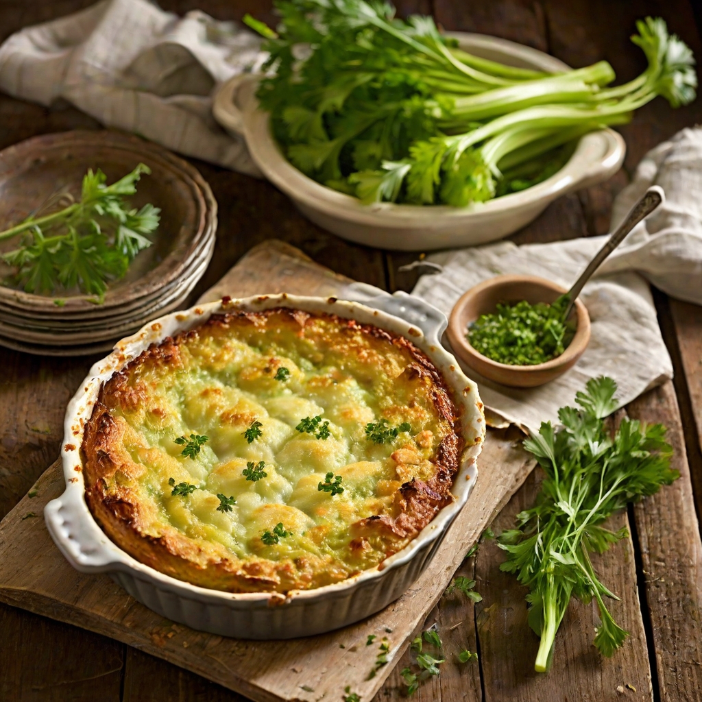 Creamy Celery Gratin Recipe