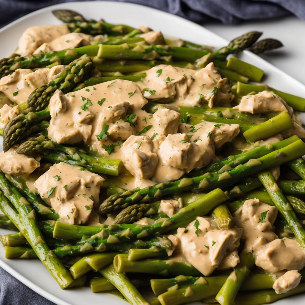 Creamy Chicken & Asparagus Braise