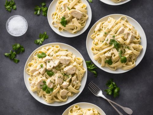 Creamy Chicken Fettuccine Alfredo Recipe