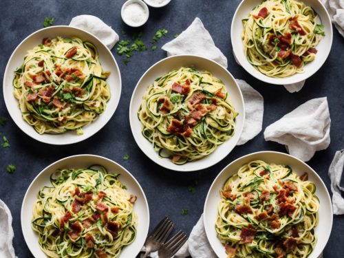 Creamy Courgette & Bacon Pasta