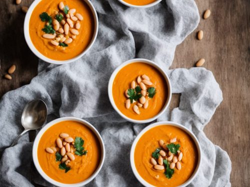 Creamy Curried Carrot Butter Bean Soup