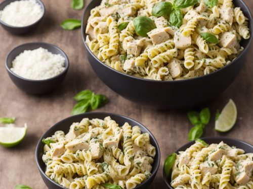 Creamy Pesto & Chicken Pasta Salad