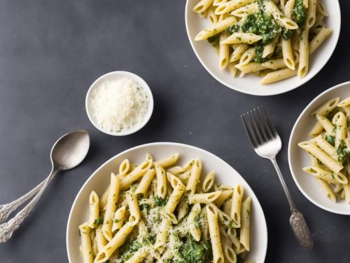 Creamy Pesto Penne with Sausage Recipe