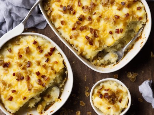 Creamy Potato Gratin with Caramelised Onions recipe