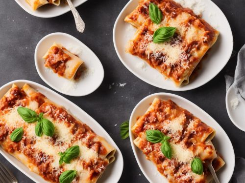 Creamy Sausage Cannelloni