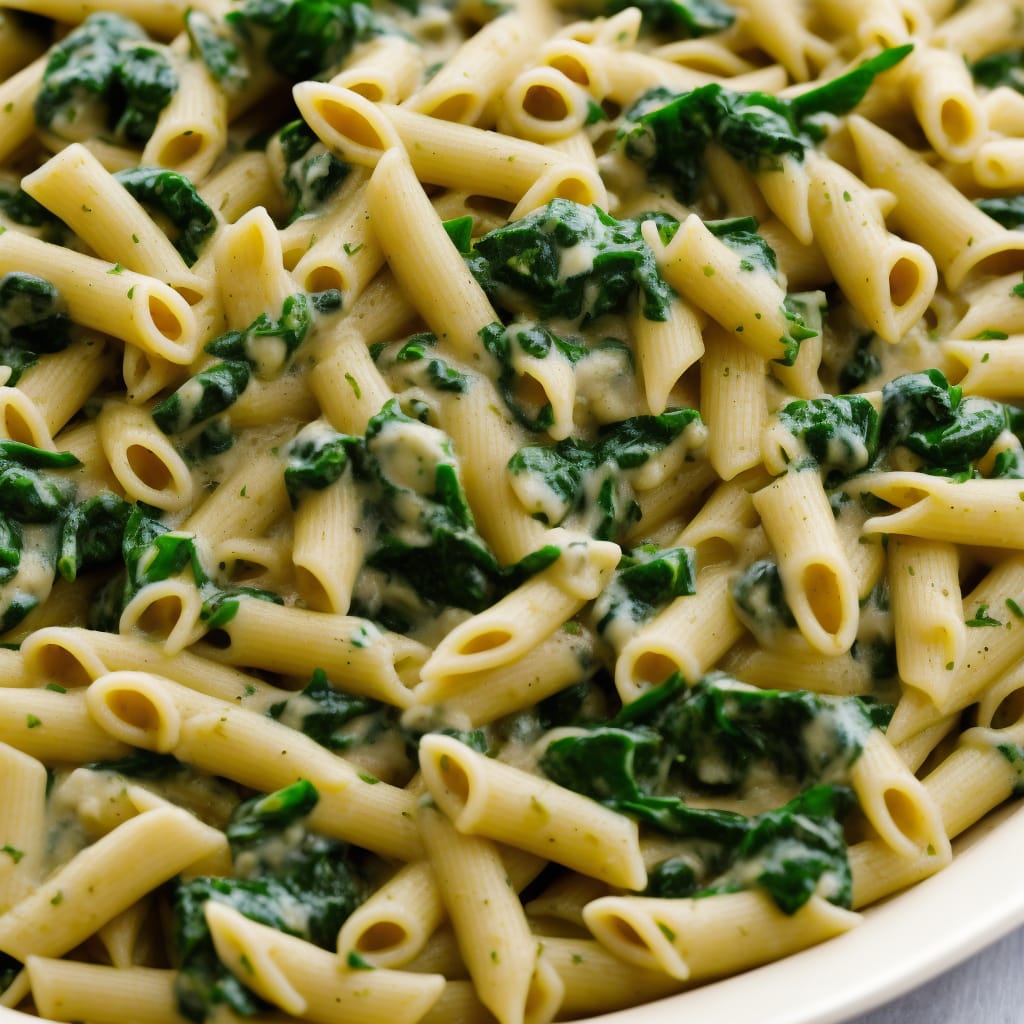 Creamy Spinach & Mushroom Penne