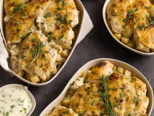 Creamy Tarragon Chicken Potato Bake Recipe