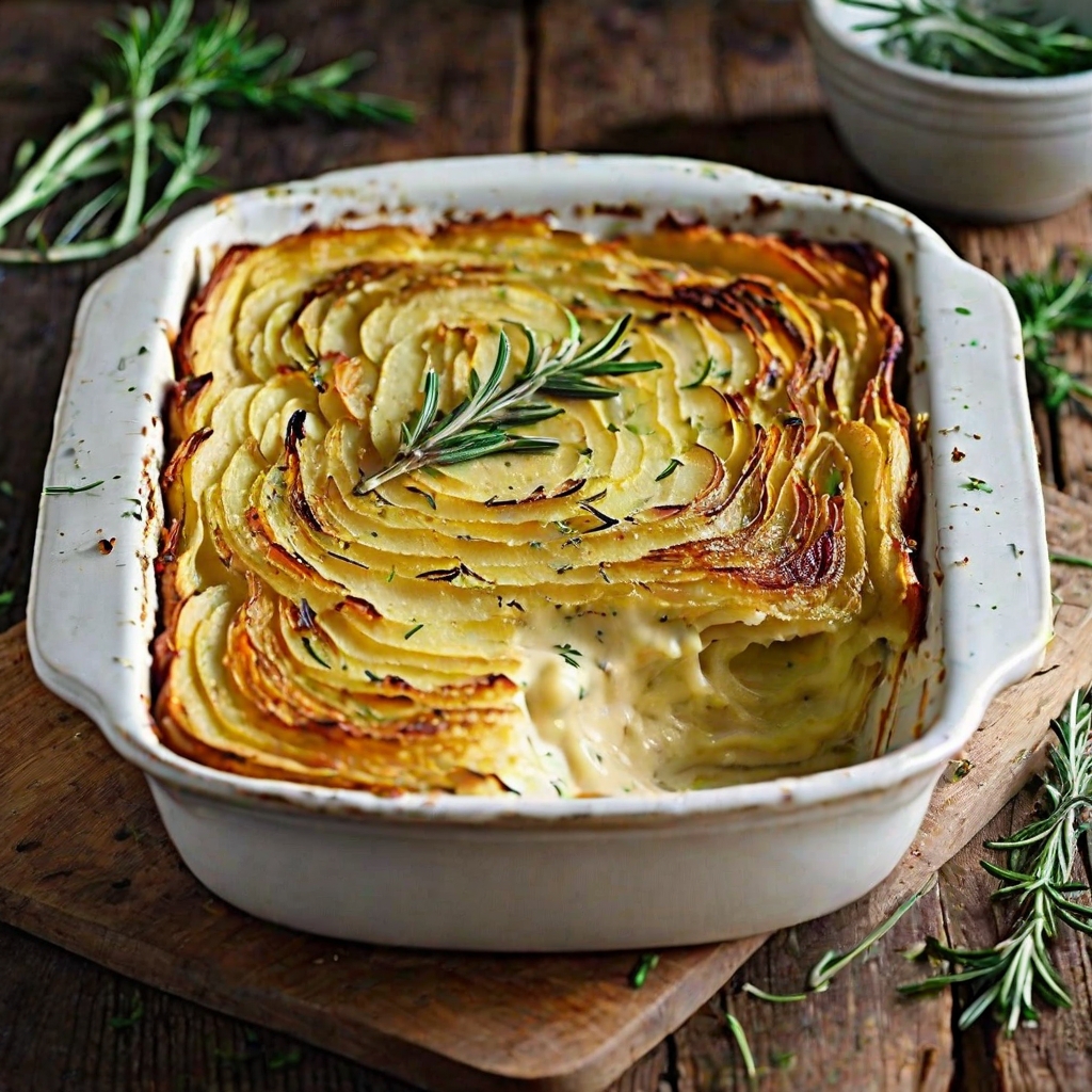 Creamy Vegan Dauphinoise