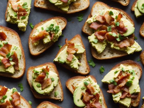 Crisp Bacon & Avocado Toasts