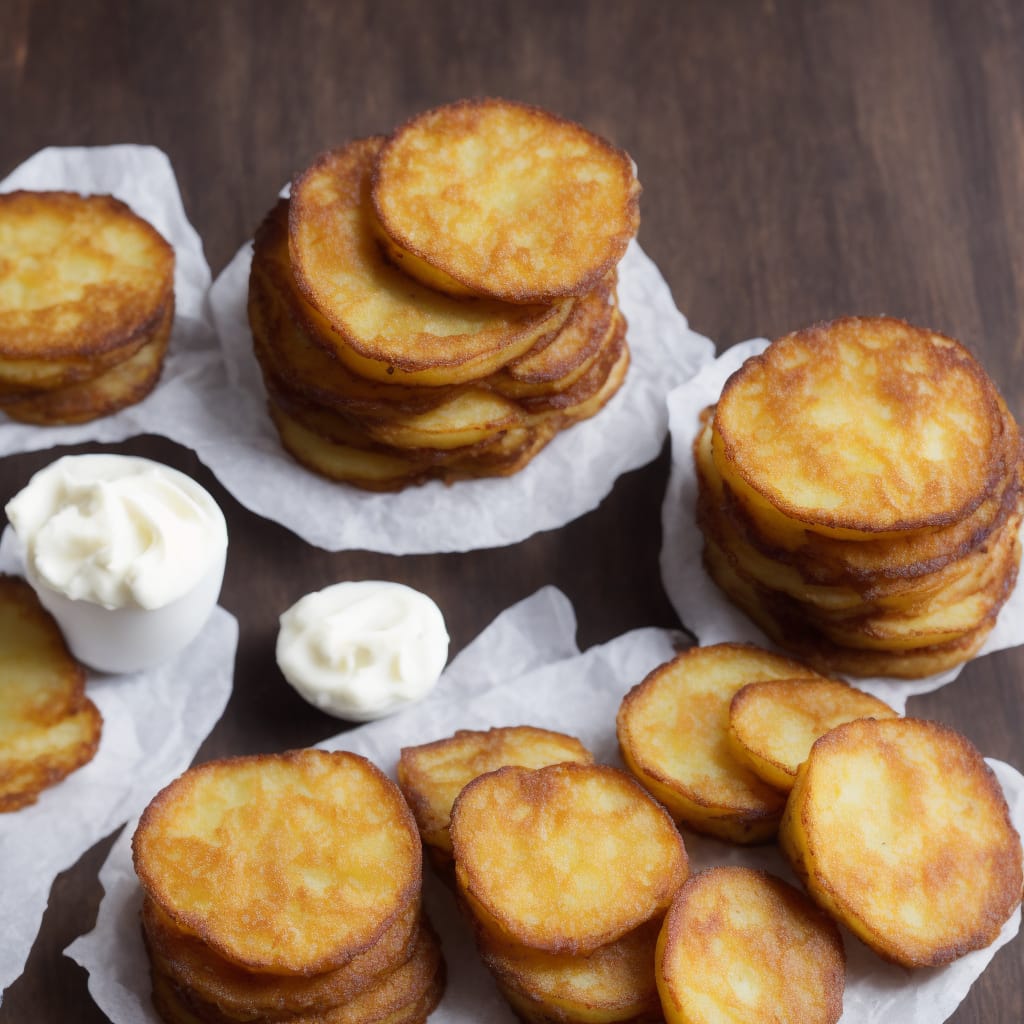 Crisp potato cake recipe