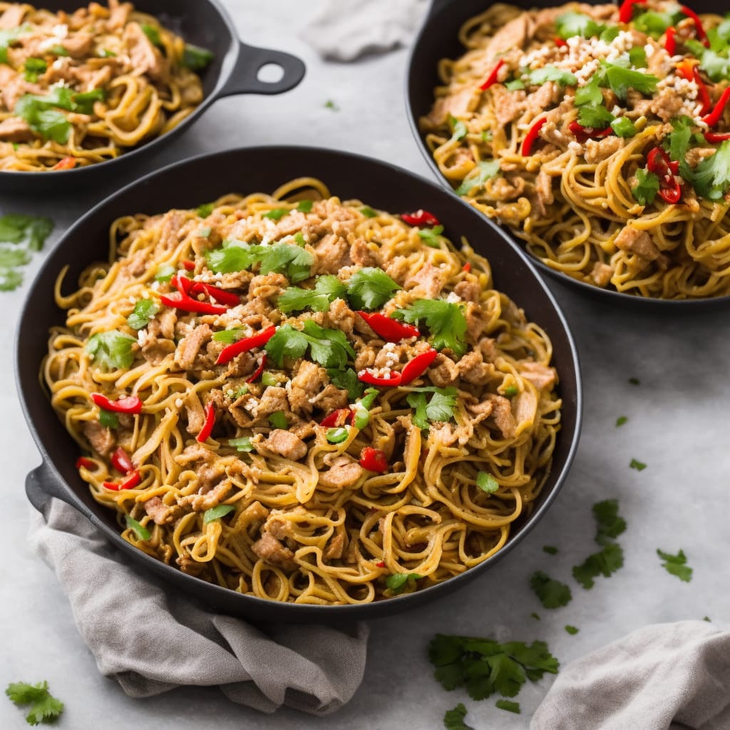 Crispy Chilli Turkey Noodles