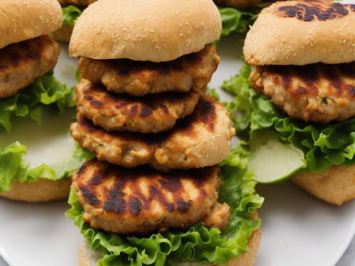 Crispy Japanese-style chicken burgers