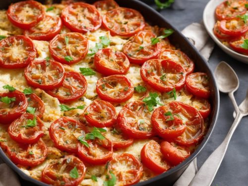 Crunchy Baked Tomato & Onion Gratin