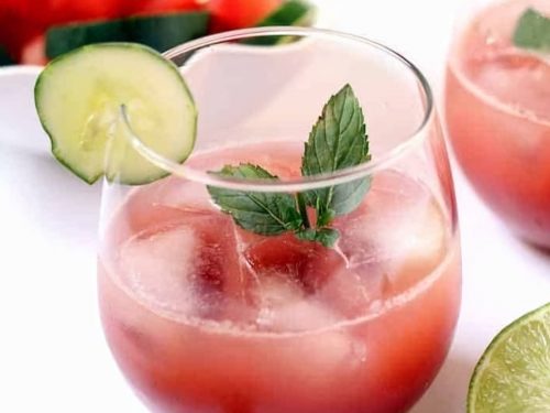 Cucumber, Mint & Melon Punch