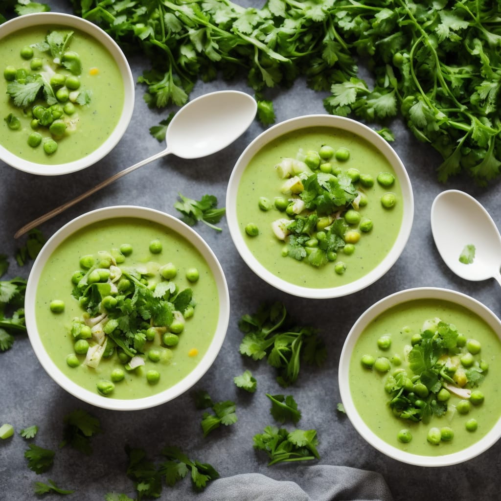 Cucumber, Pea & Lettuce Soup