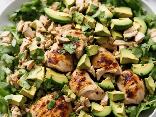 Cumin Chicken & Avocado Salad