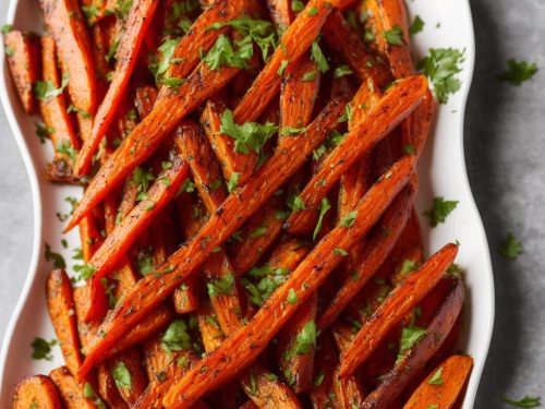 Cumin-spiced roasted carrots