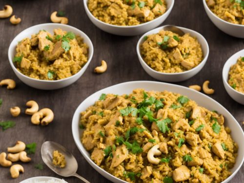 Curried Chicken & Cashew Rice