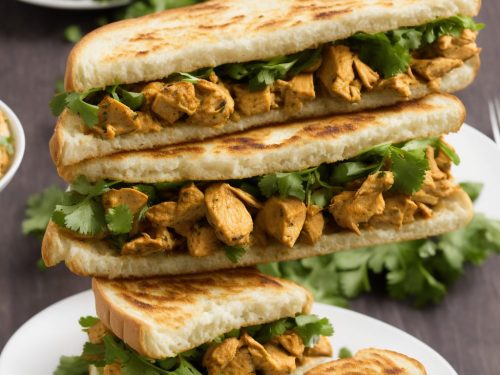 Curried Chicken Tea Sandwiches