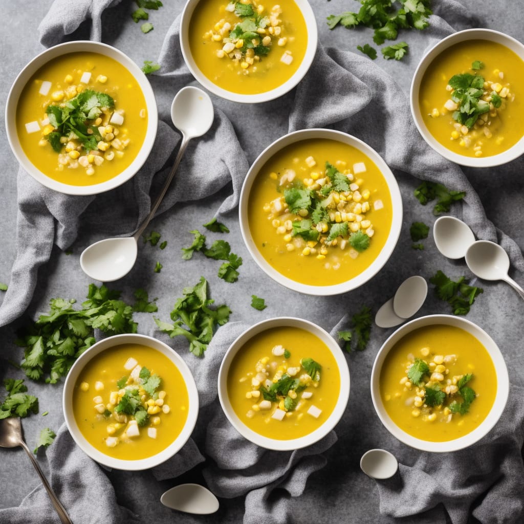 Curried Sweetcorn Soup