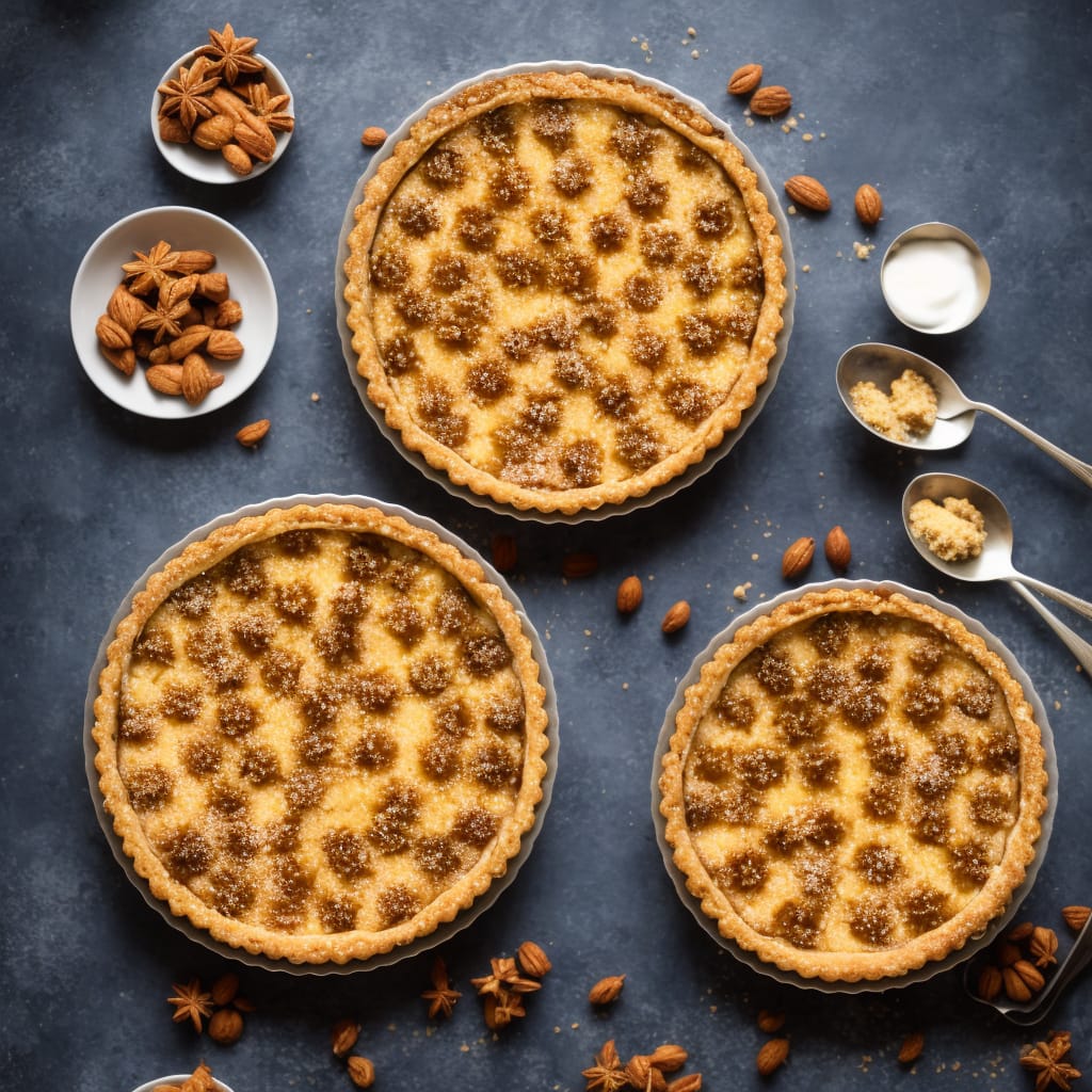 Custard Tart with Nutmeg Pastry