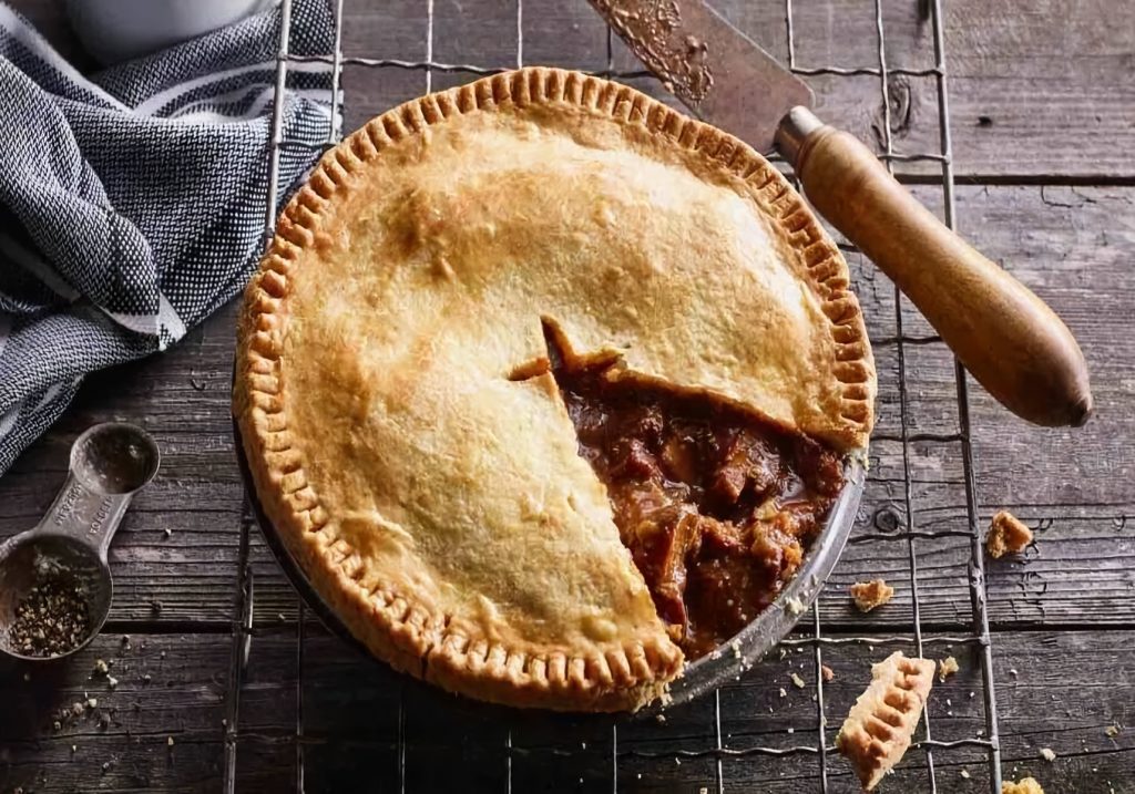 Dad's Beef, Mushroom & Mustard Pies