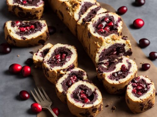 Dark Chocolate & Cranberry Roulade