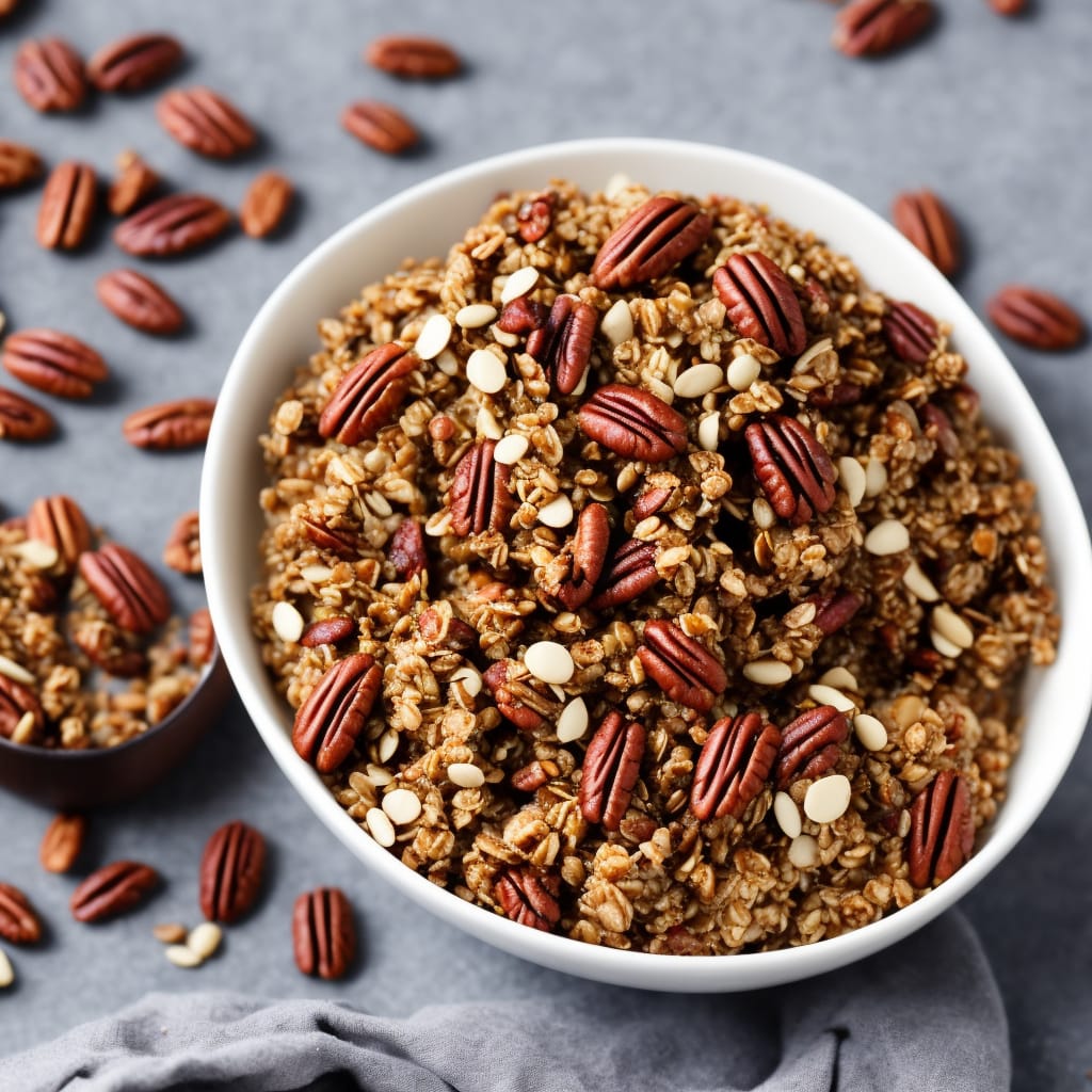 Date & Buckwheat Granola with Pecans & Seeds