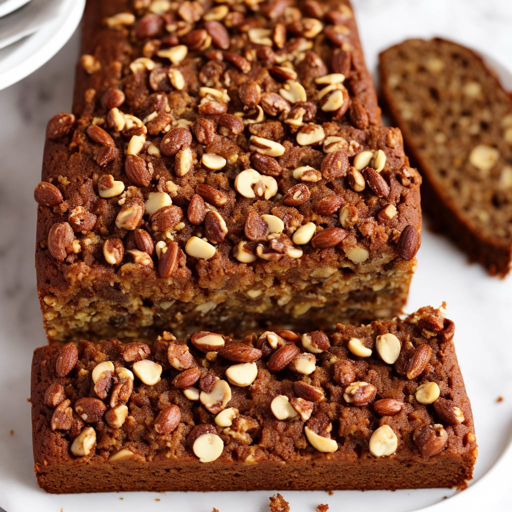 Date Nut Loaf Cake