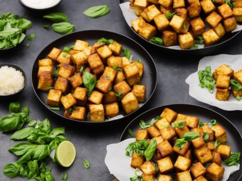 Deep-fried Tofu with Pineapple, Sweet Chilli & Basil