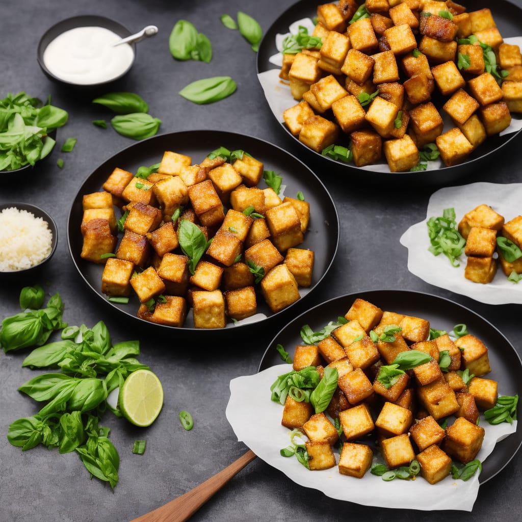 Deep-fried Tofu with Pineapple, Sweet Chilli & Basil