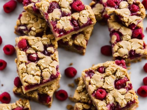 Delicious Raspberry Oatmeal Cookie Bars