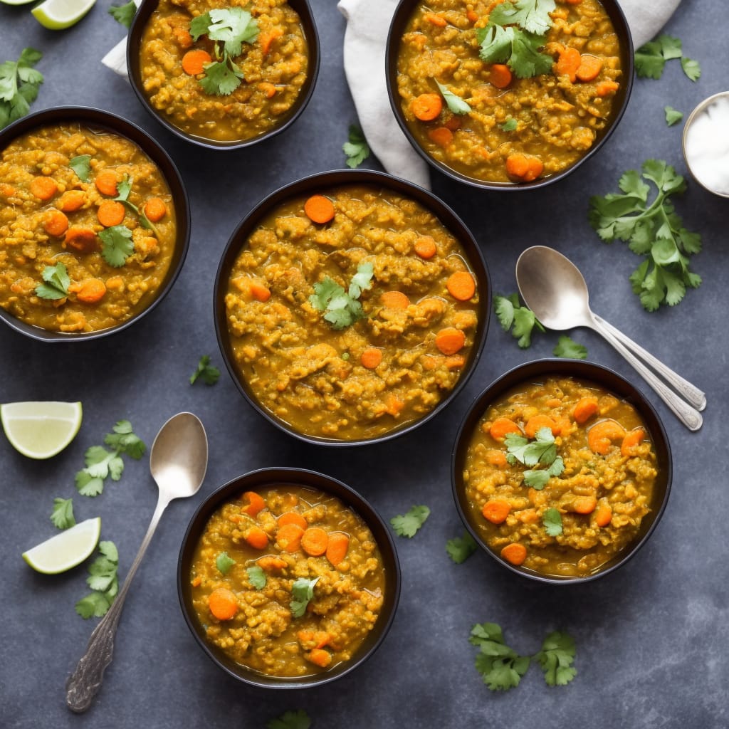 Dhal with Garam Masala Carrots