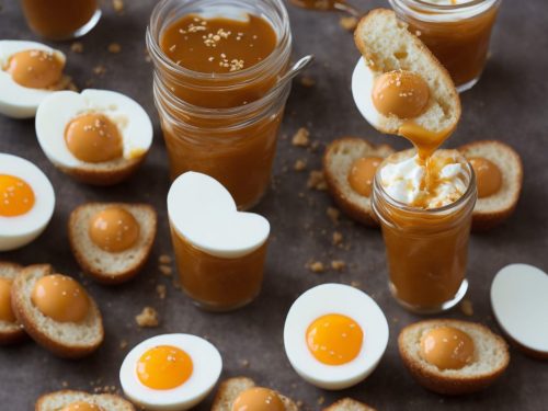 Dippy Eggs with Marmite Soldiers