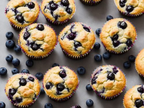 dish name Blueberry Cream Muffins