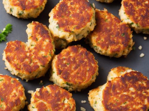 Double-smoked fish cakes