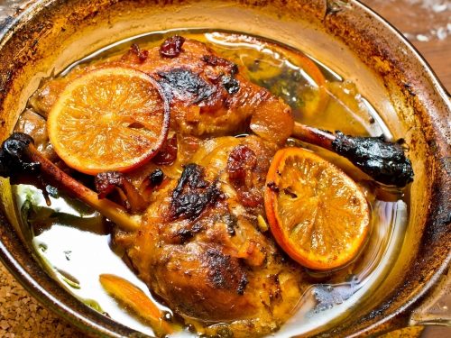 Duck Legs Braised with Seville Oranges