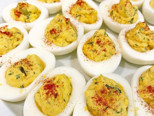 Easter Deviled Eggs