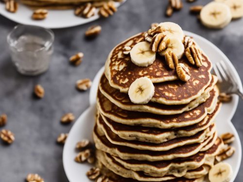 Easy Banana Nut Pancakes