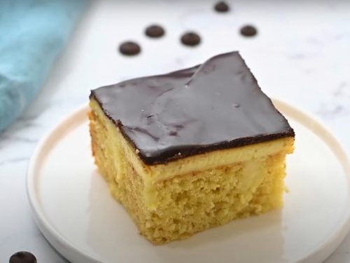 Easy Boston Cream Poke Cake Recipe