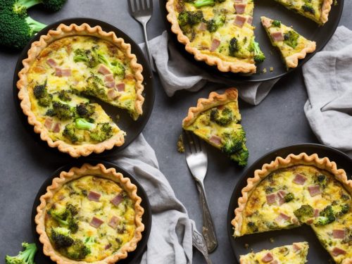 Easy Broccoli and Ham Quiche