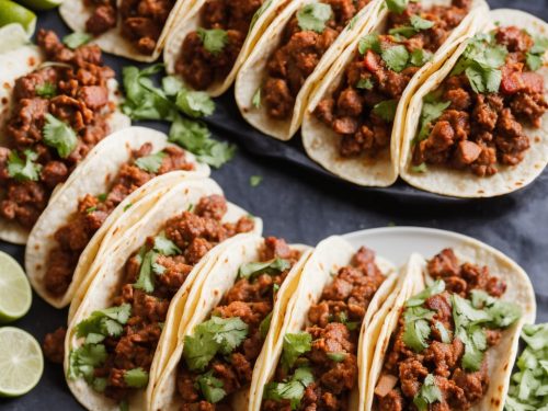 Easy Chorizo Street Tacos Recipe